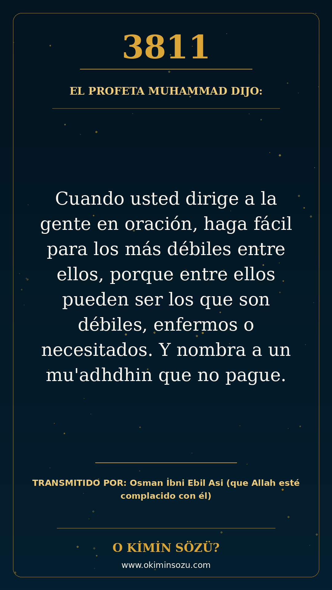 hadis 3811 es