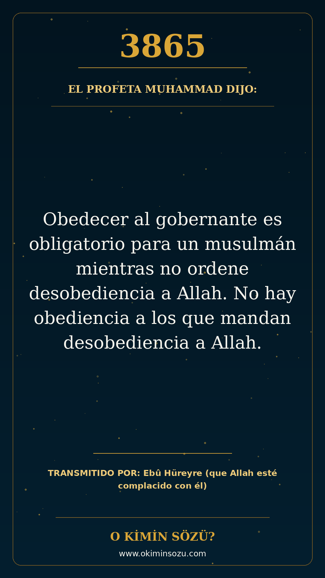 hadis 3865 es