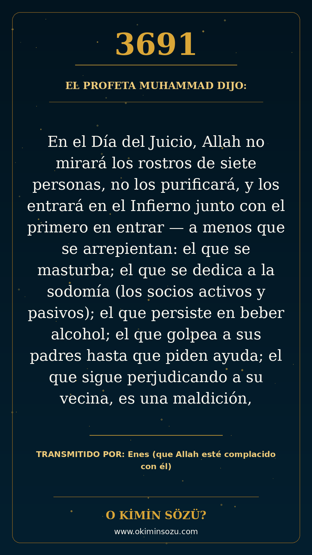 hadis 3691 es