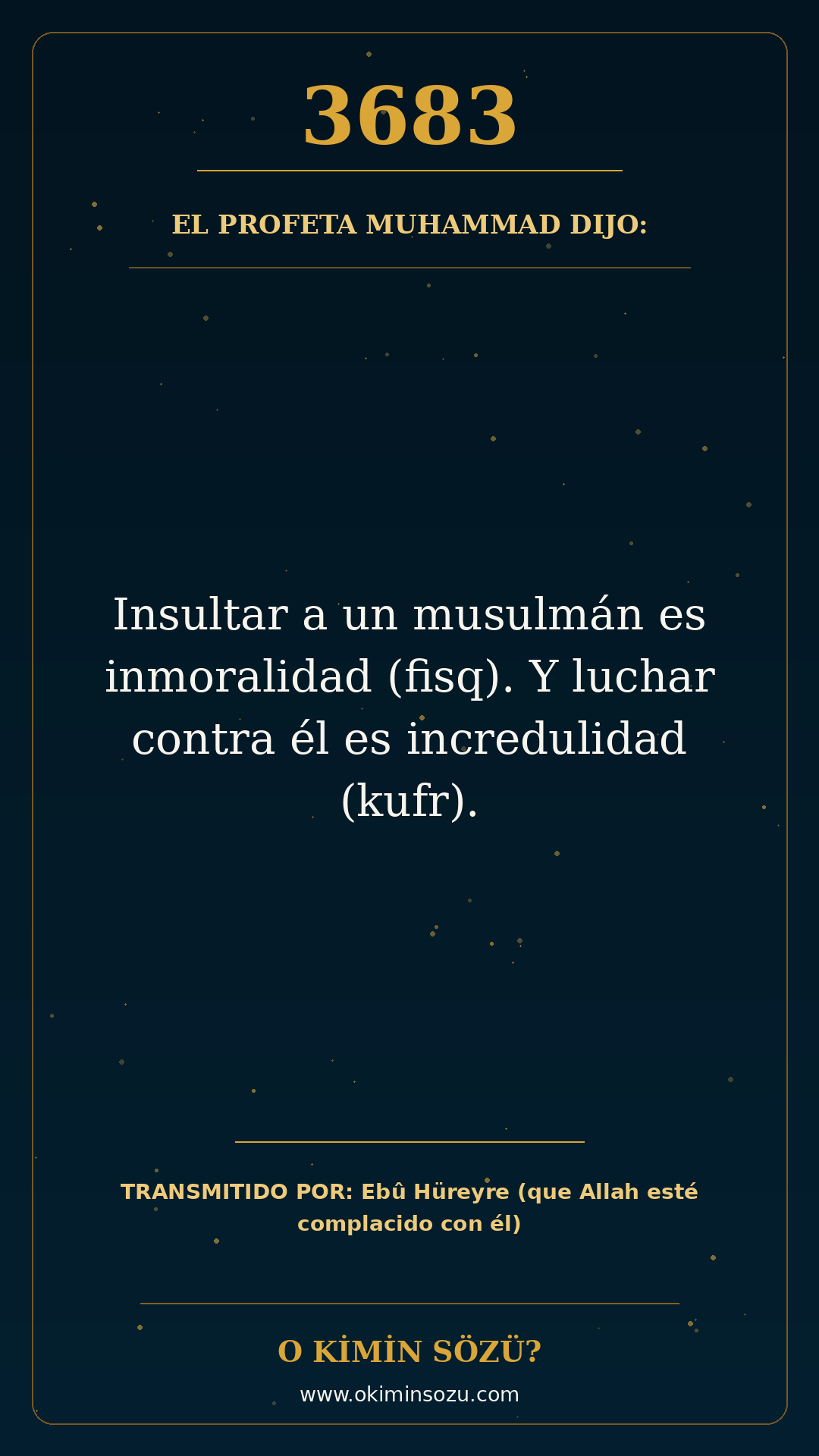 hadis 3683 es