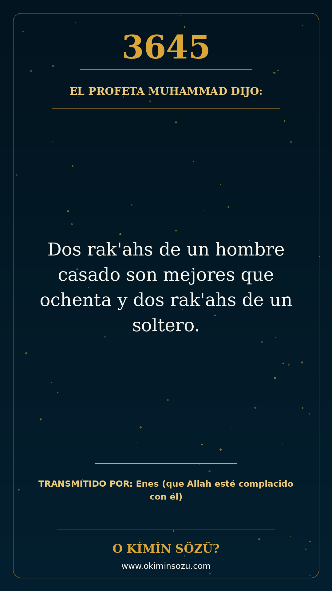 hadis 3645 es