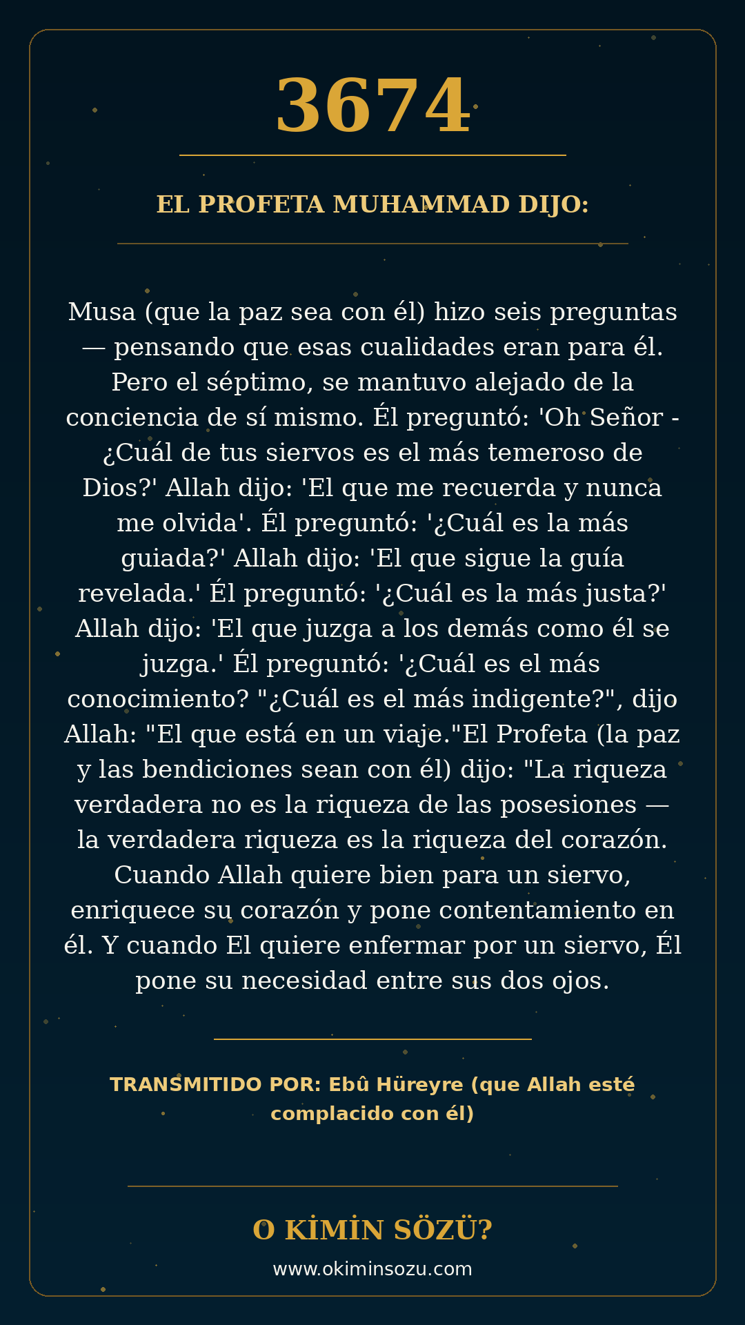 hadis 3674 es