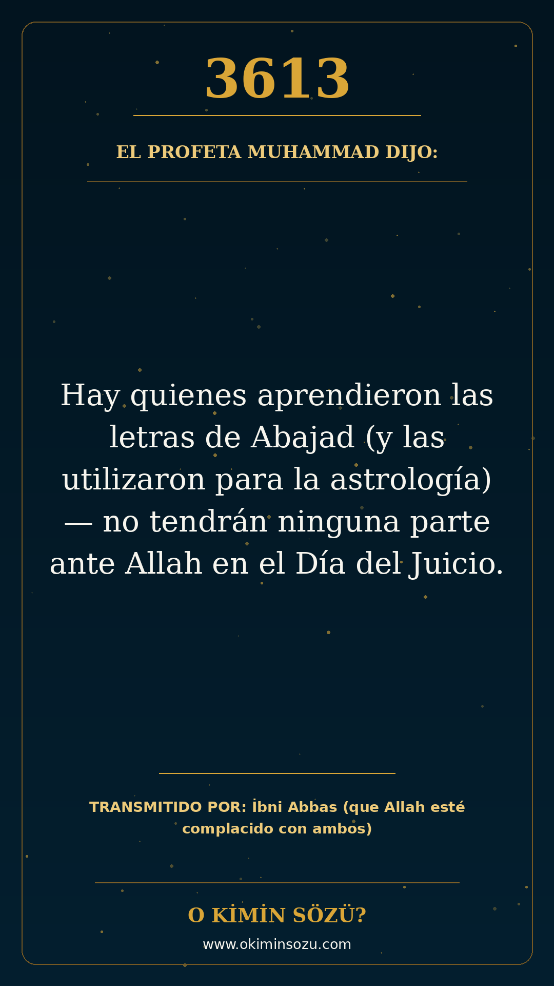 hadis 3613 es