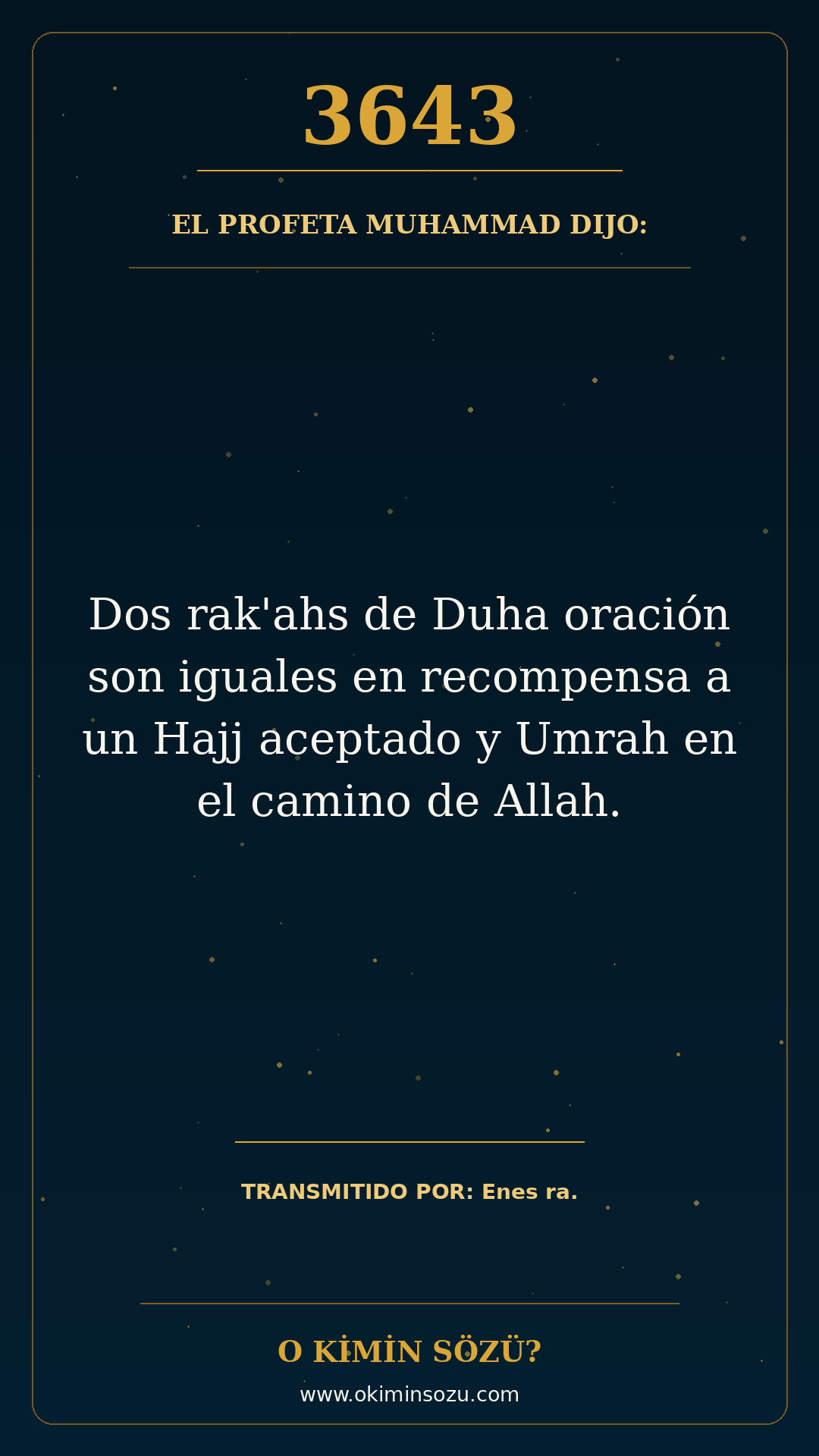hadis 3643 es