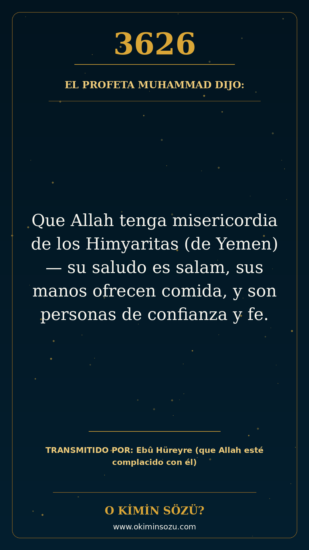 hadis 3626 es