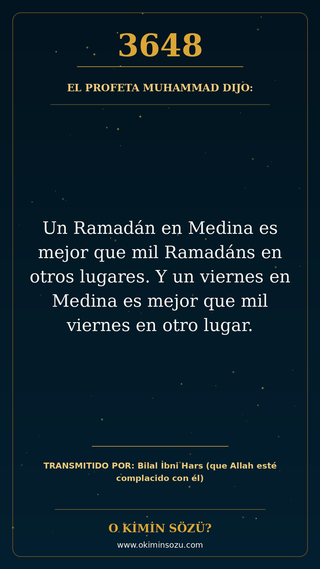 hadis 3648 es