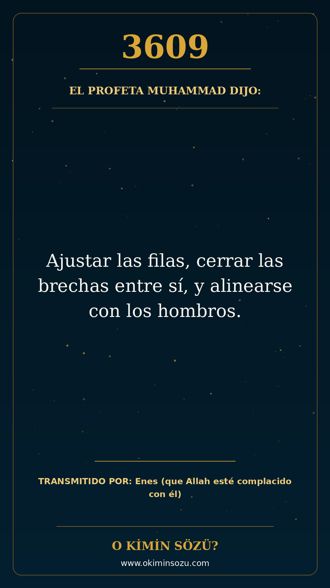 hadis 3609 es