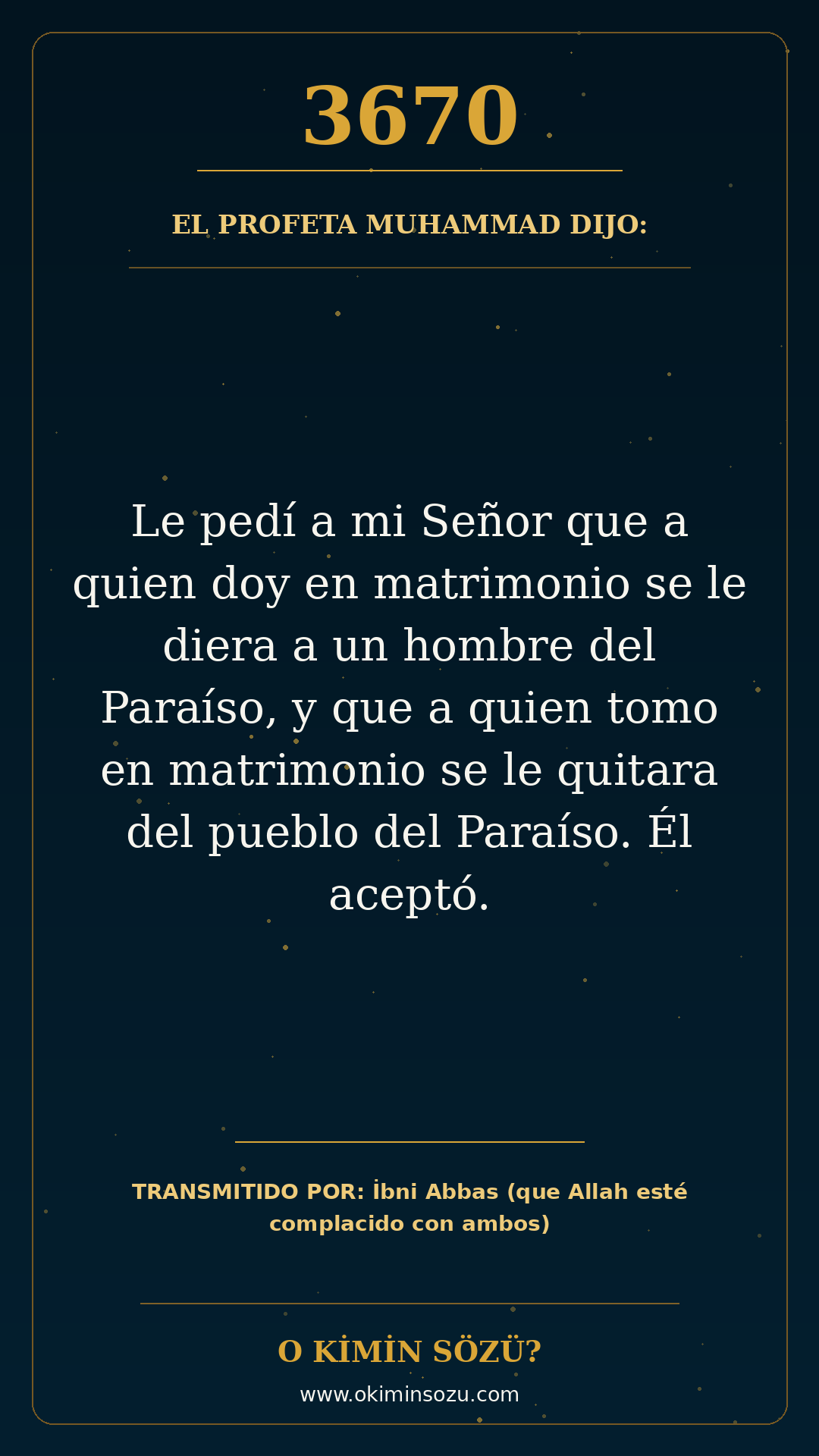 hadis 3670 es