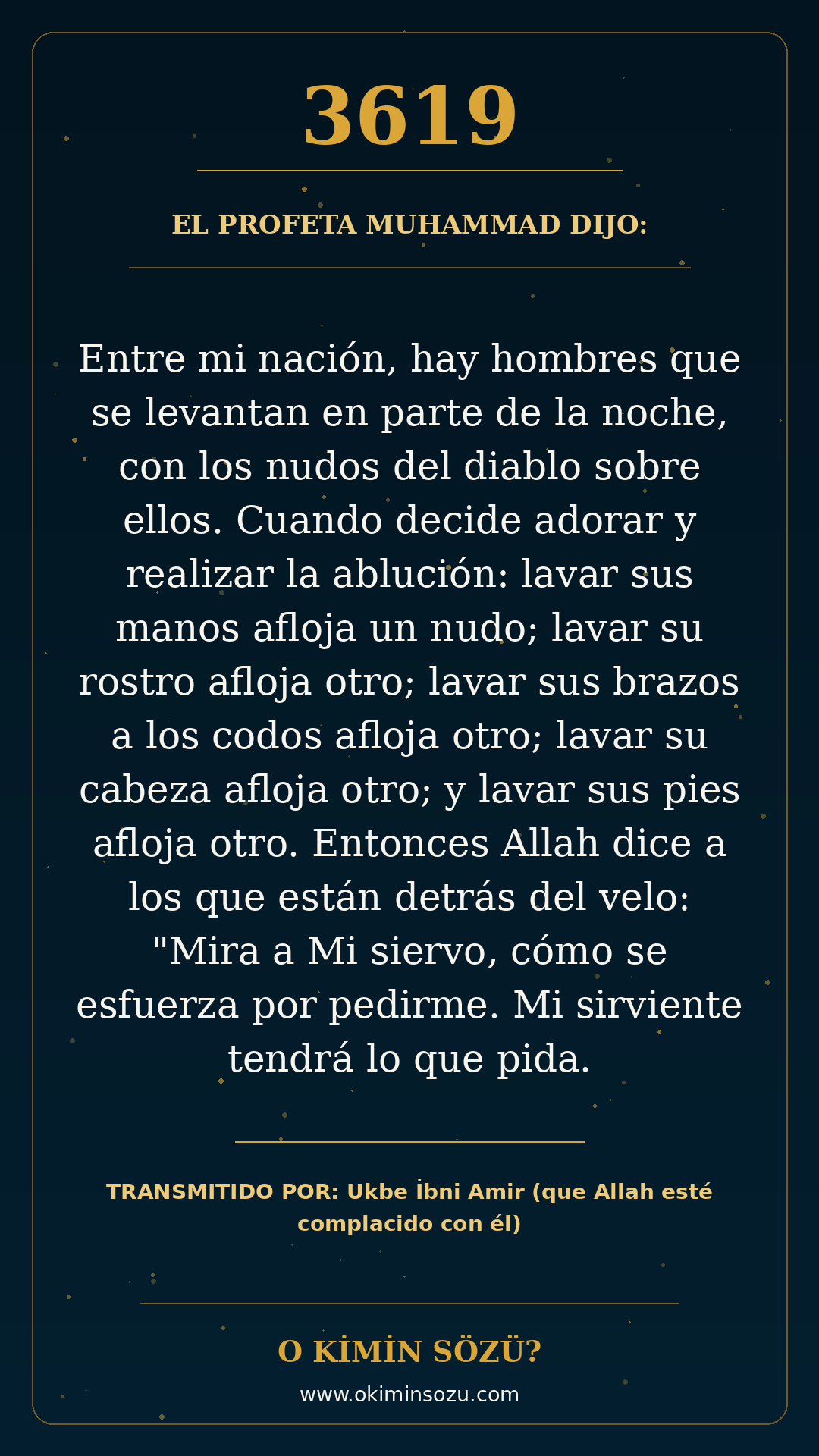 hadis 3619 es