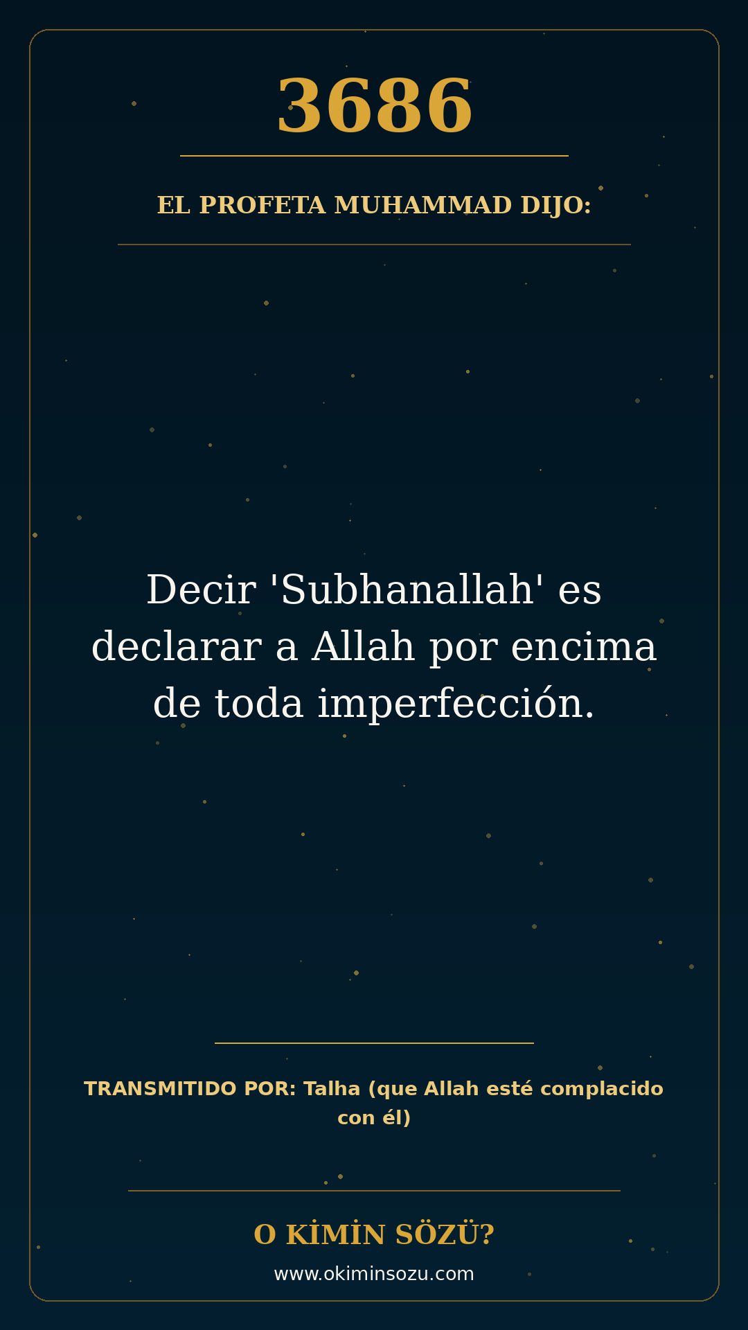 hadis 3686 es