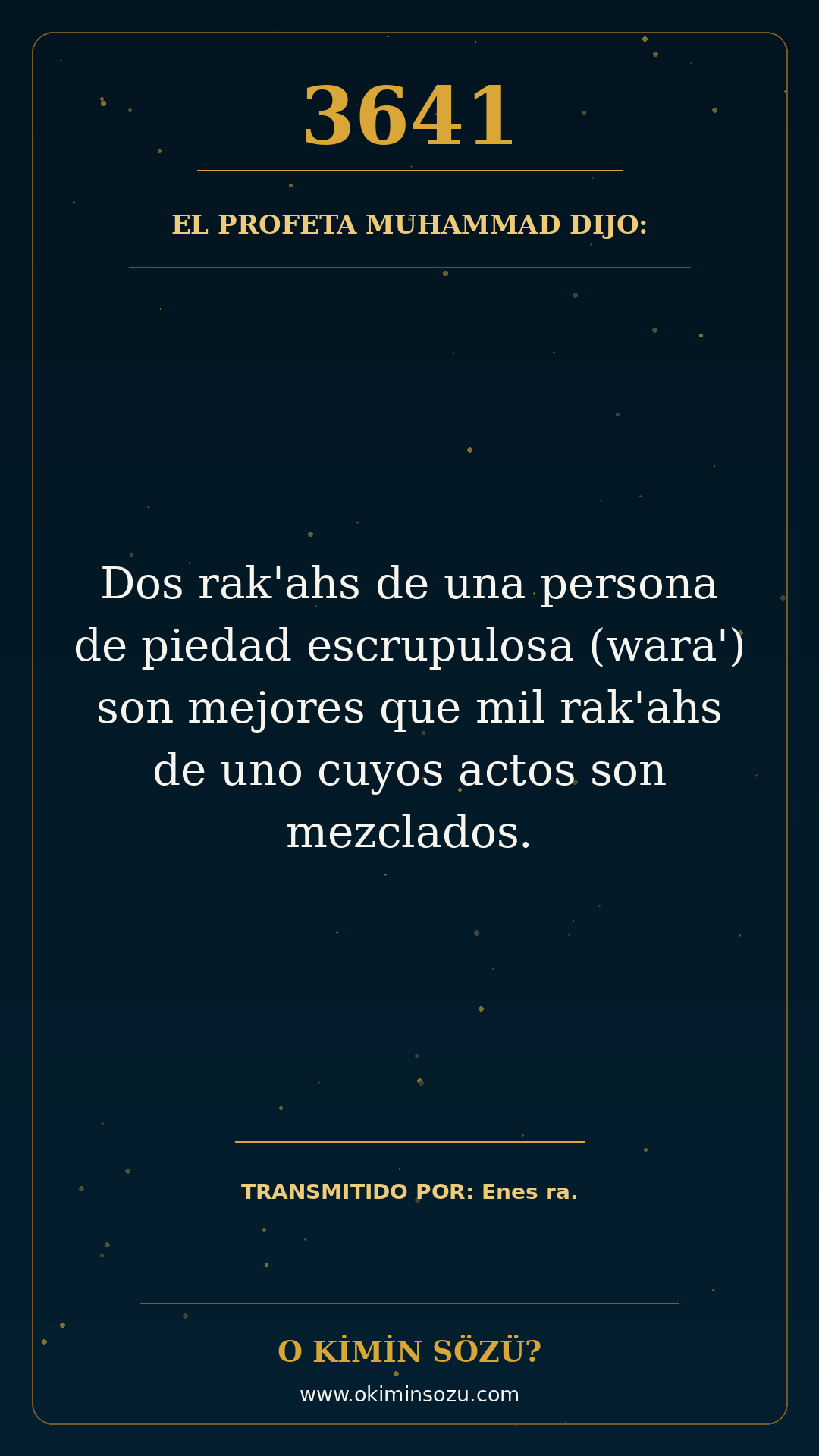 hadis 3641 es