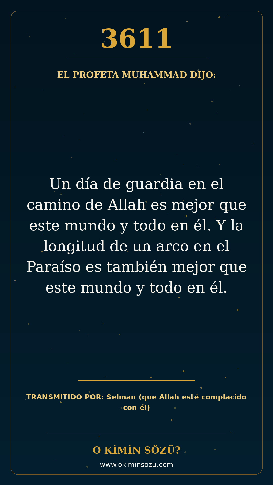 hadis 3611 es