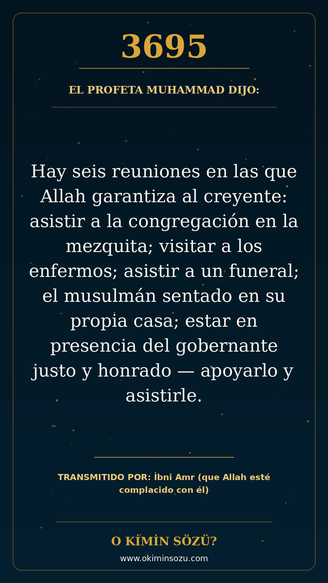 hadis 3695 es