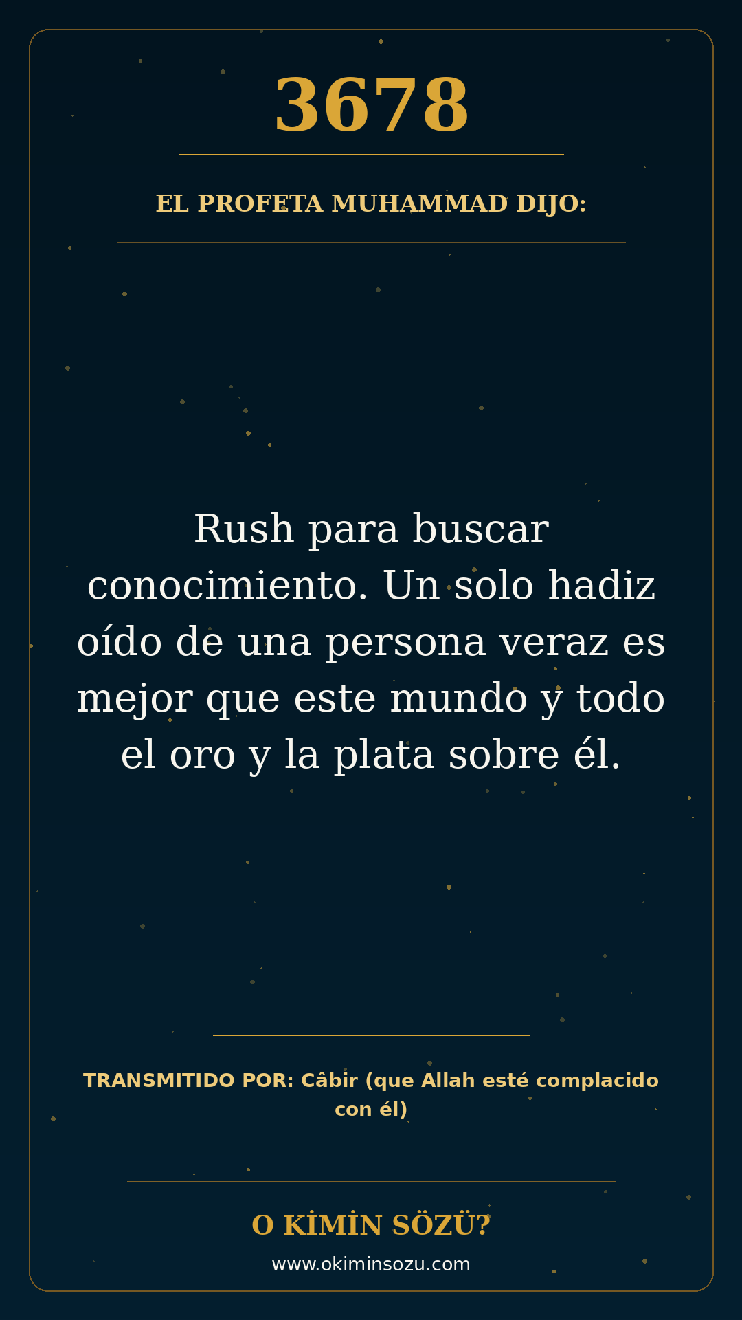 hadis 3678 es