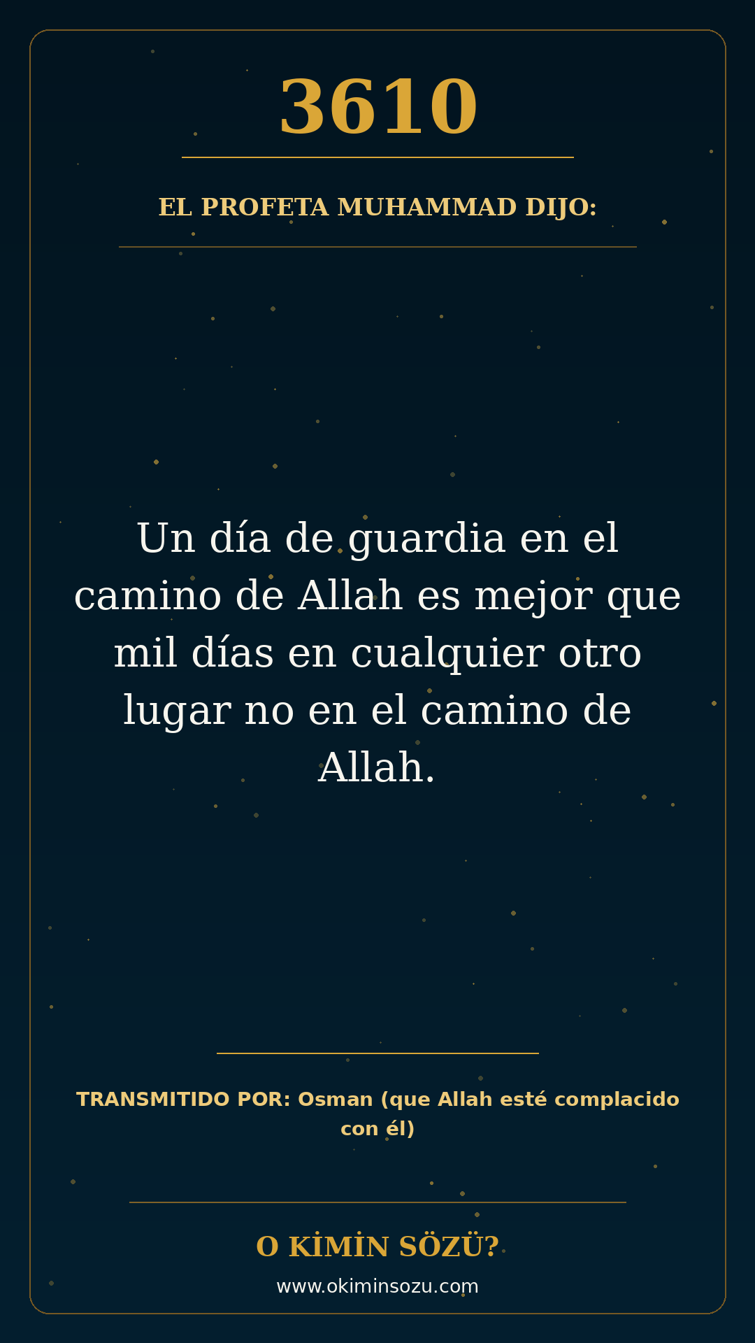 hadis 3610 es