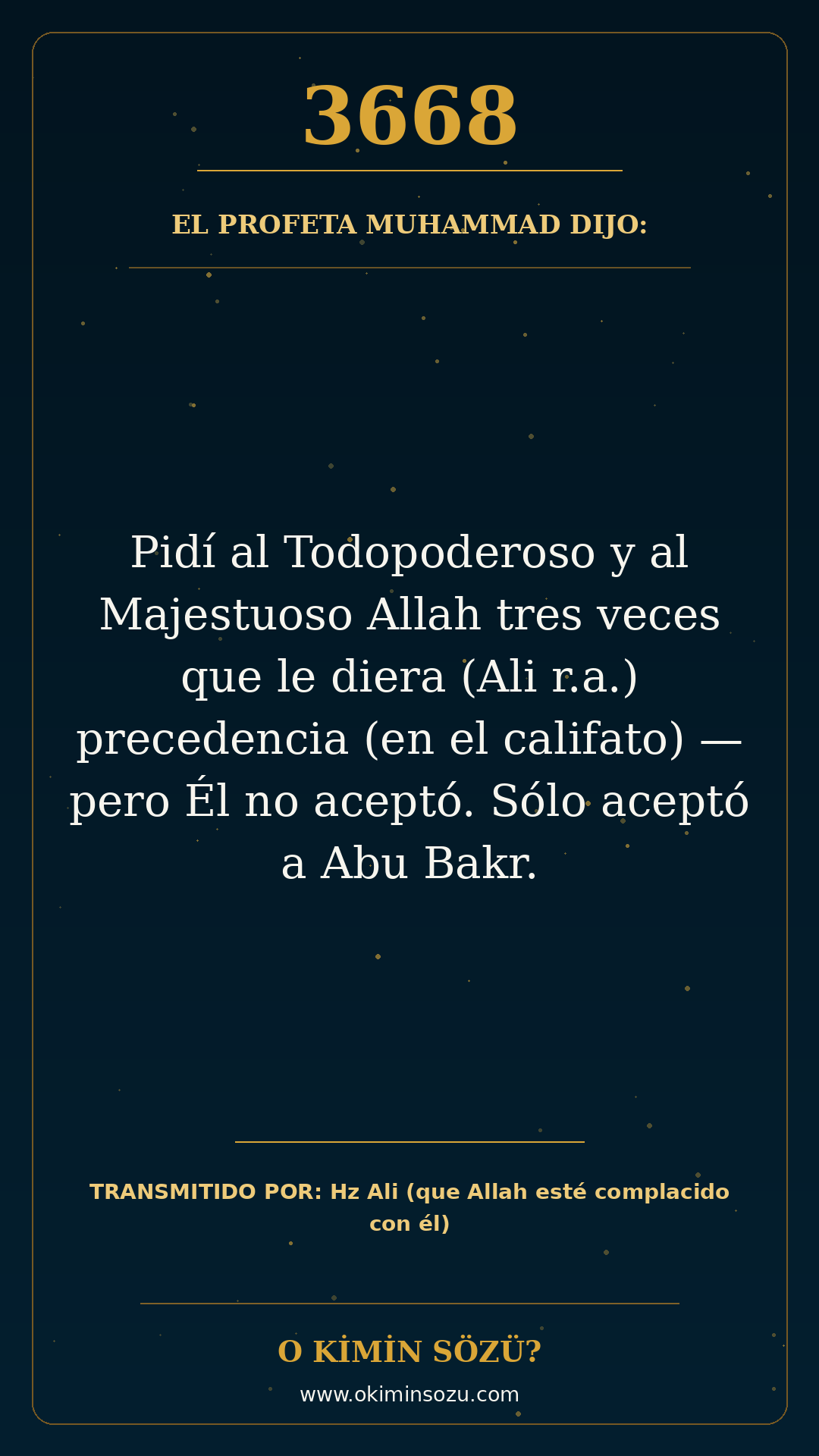 hadis 3668 es