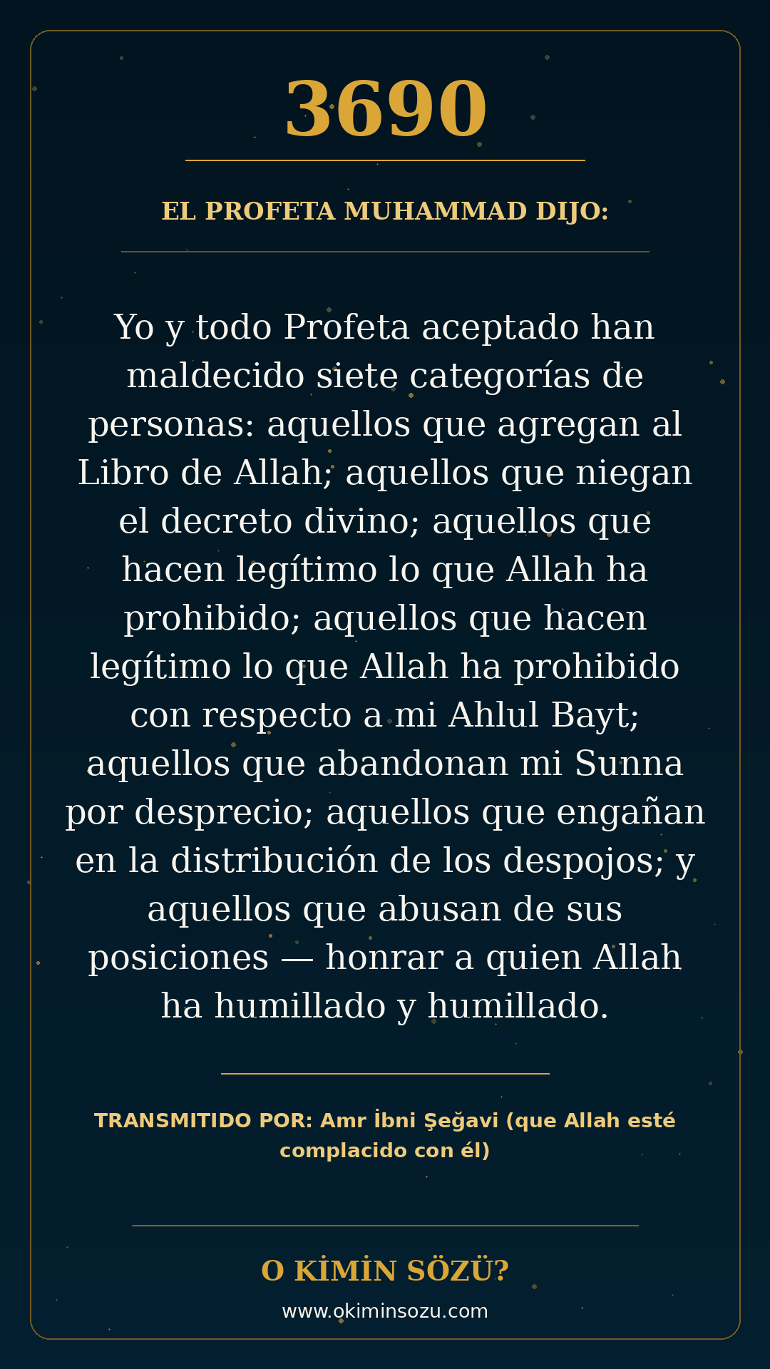 hadis 3690 es