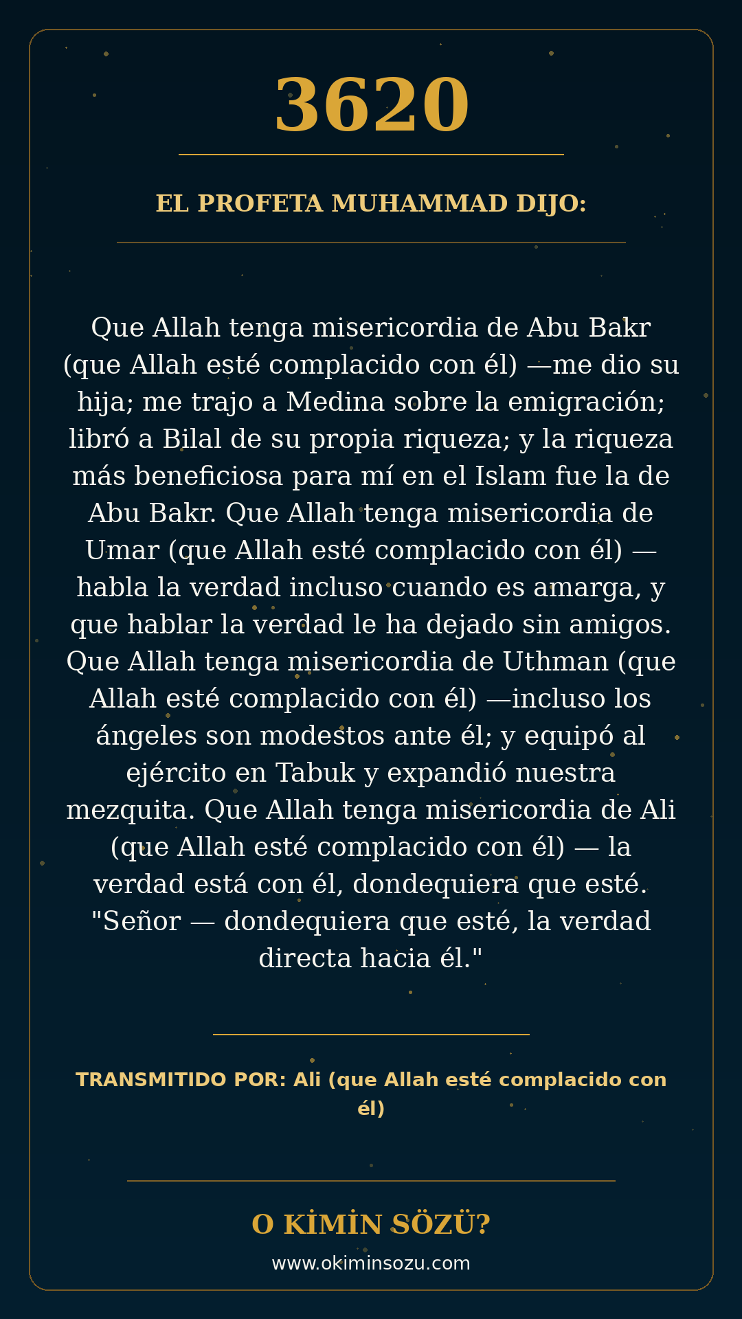 hadis 3620 es