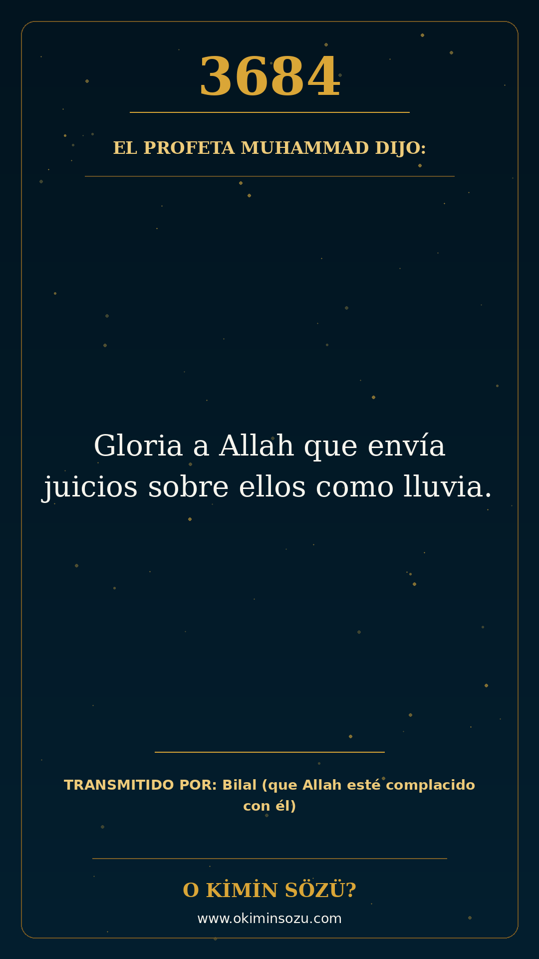 hadis 3684 es