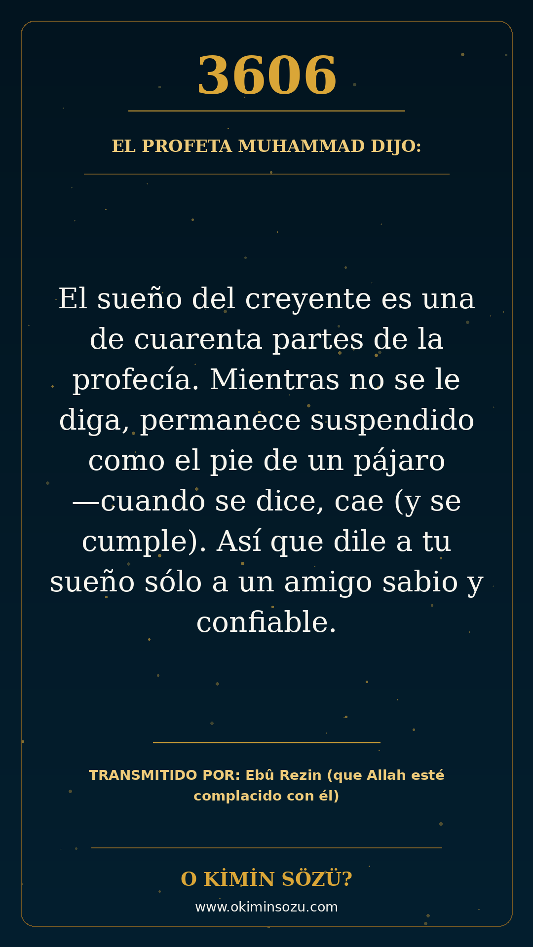 hadis 3606 es
