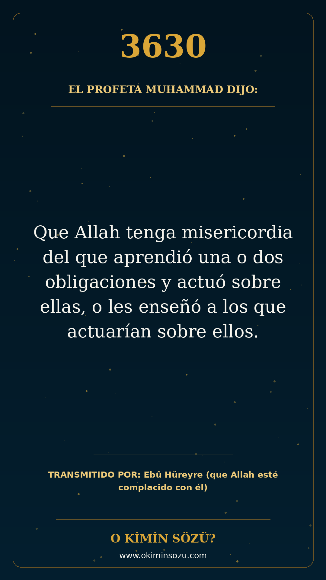 hadis 3630 es