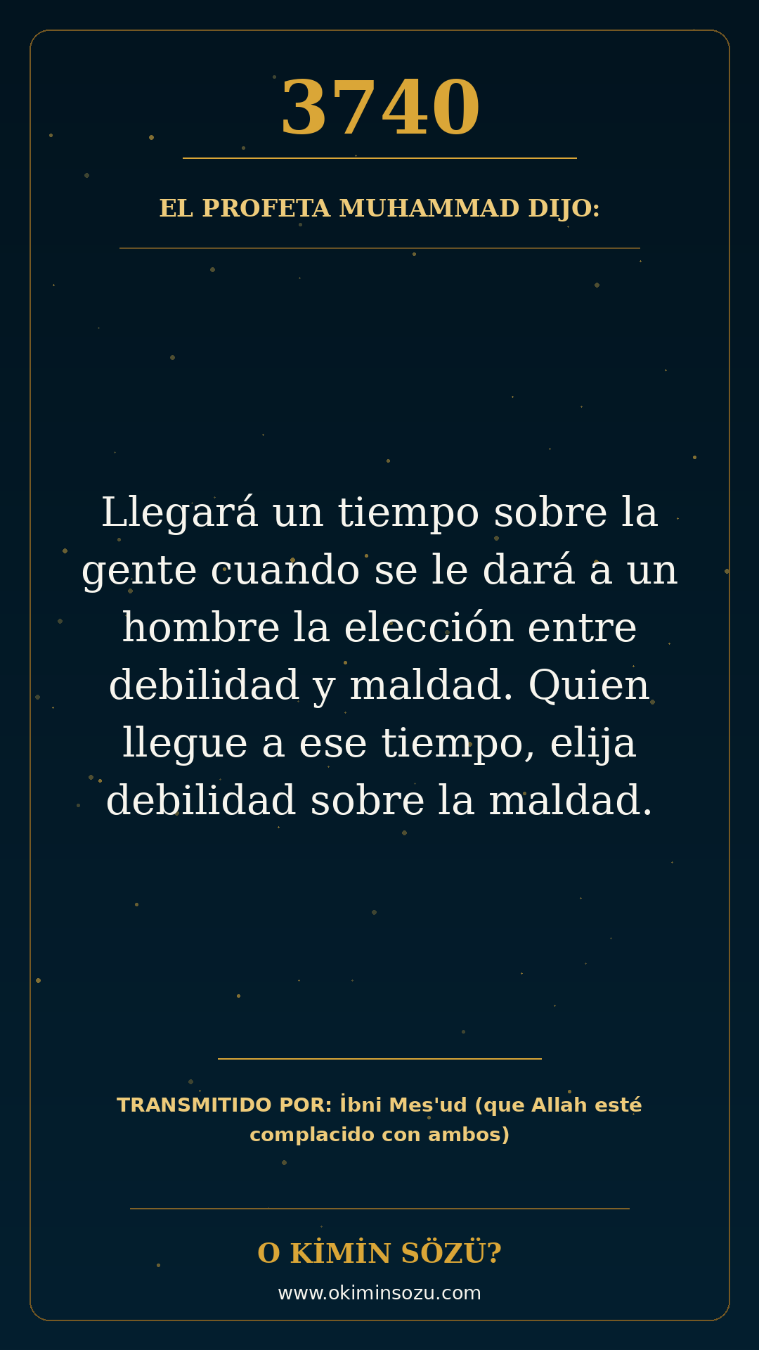 hadis 3740 es
