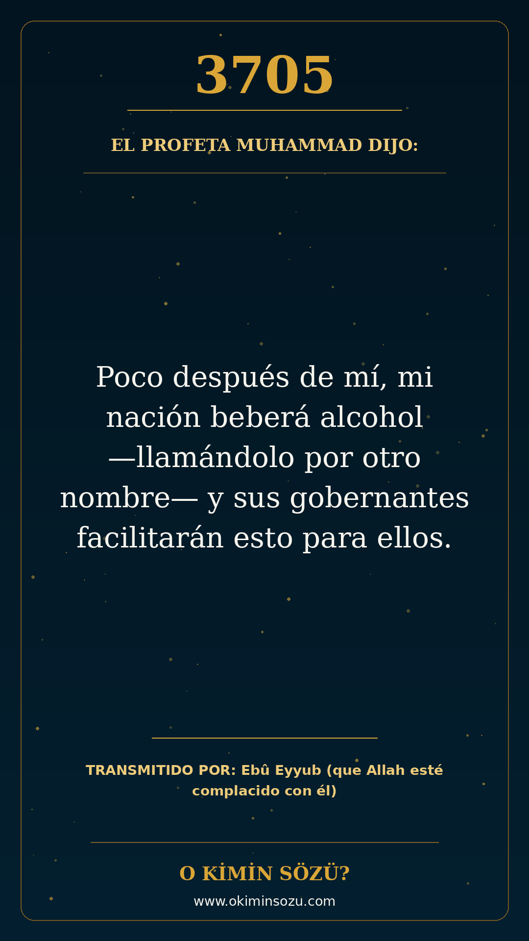 hadis 3705 es
