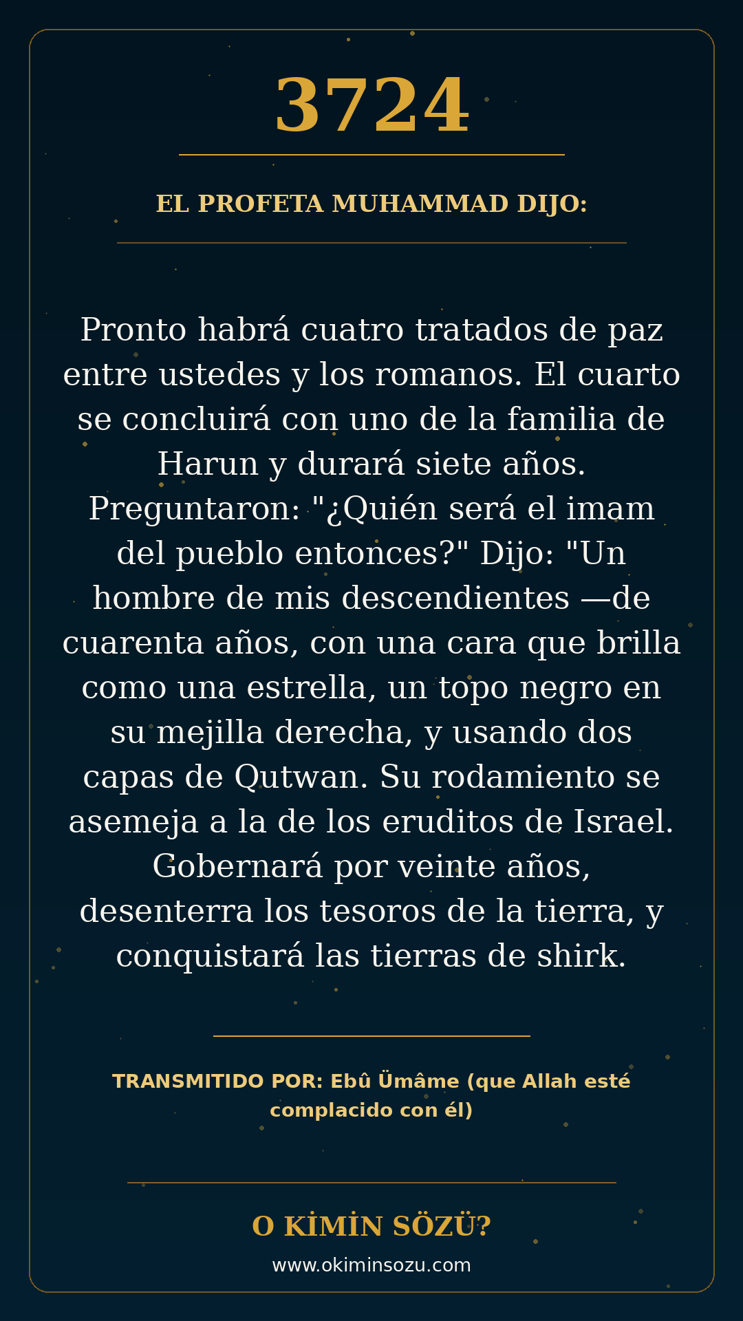 hadis 3724 es