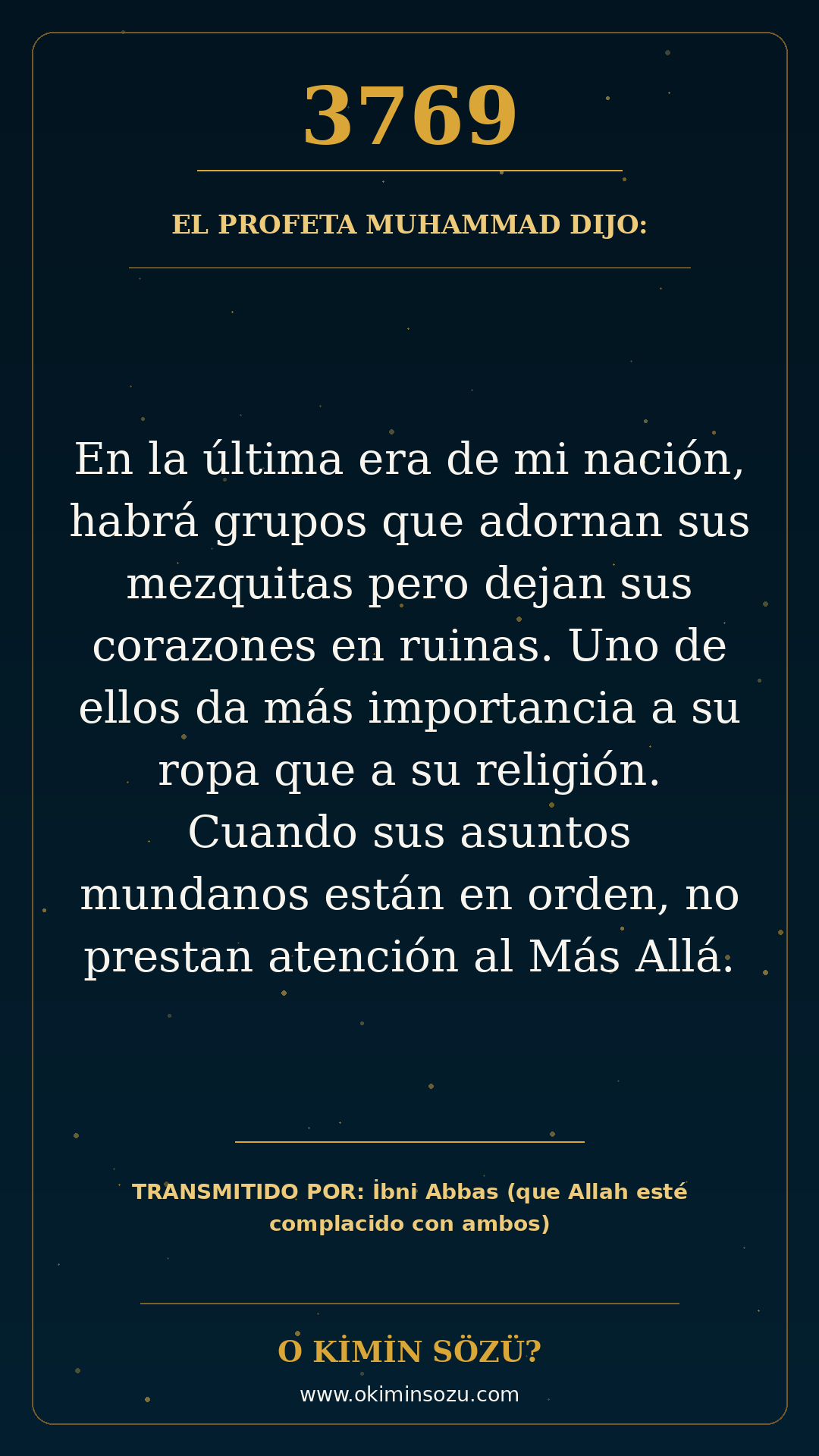 hadis 3769 es