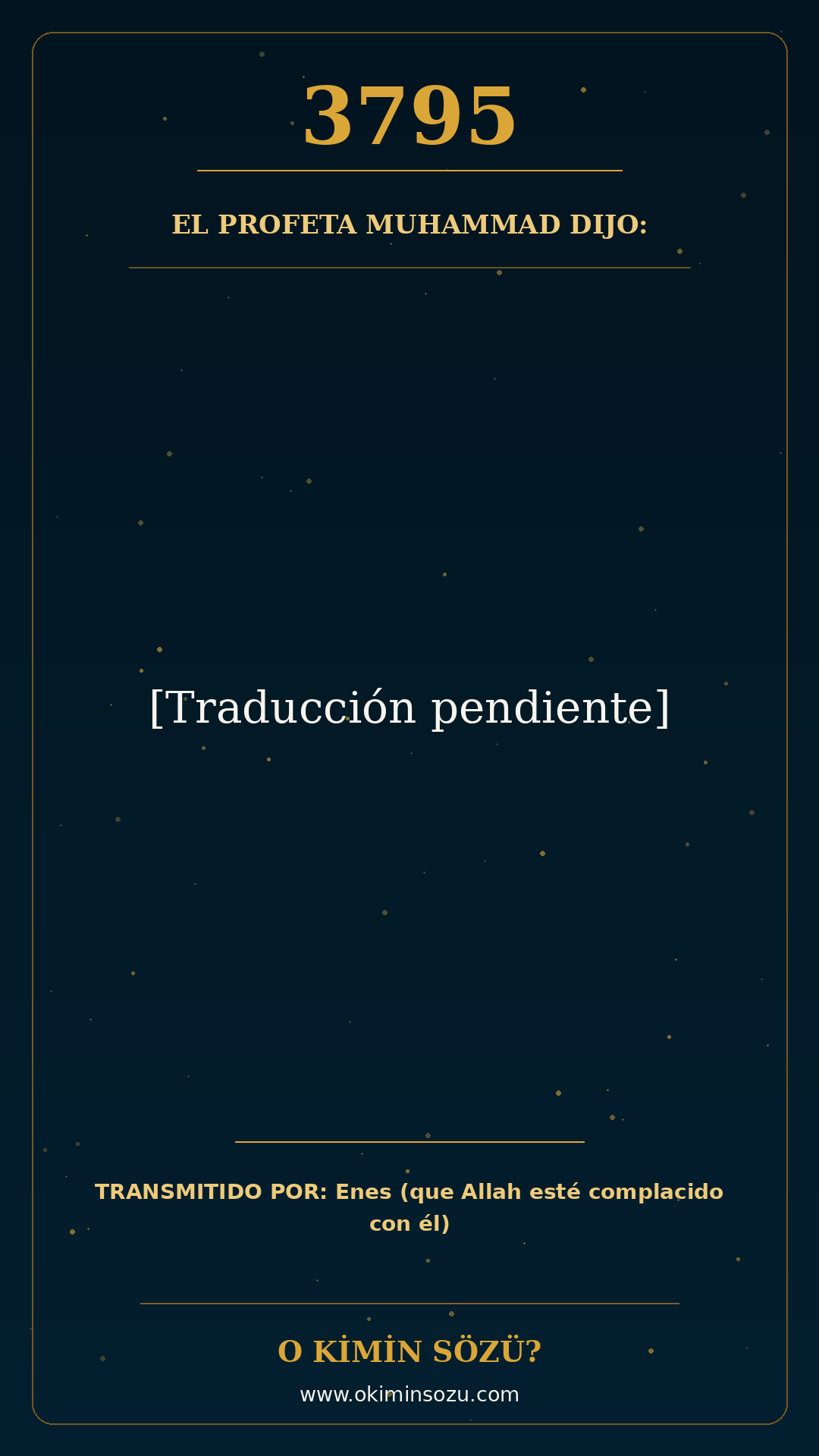 hadis 3795 es