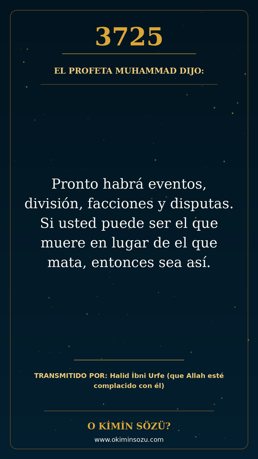 hadis 3725 es