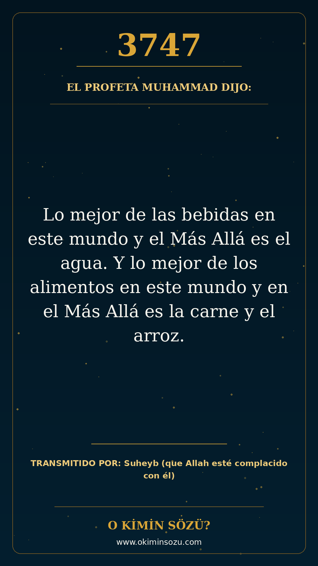 hadis 3747 es