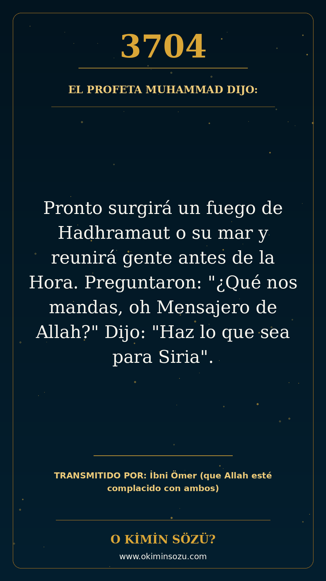 hadis 3704 es
