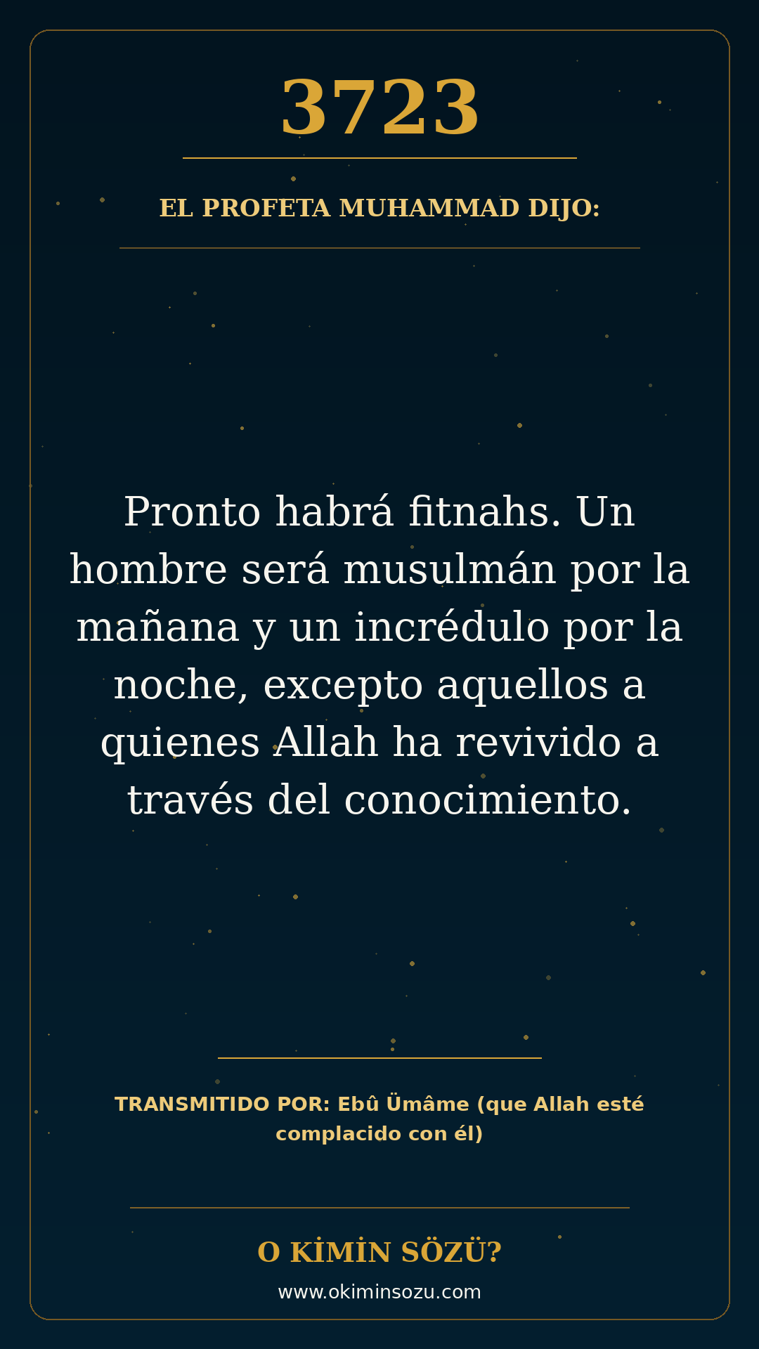 hadis 3723 es