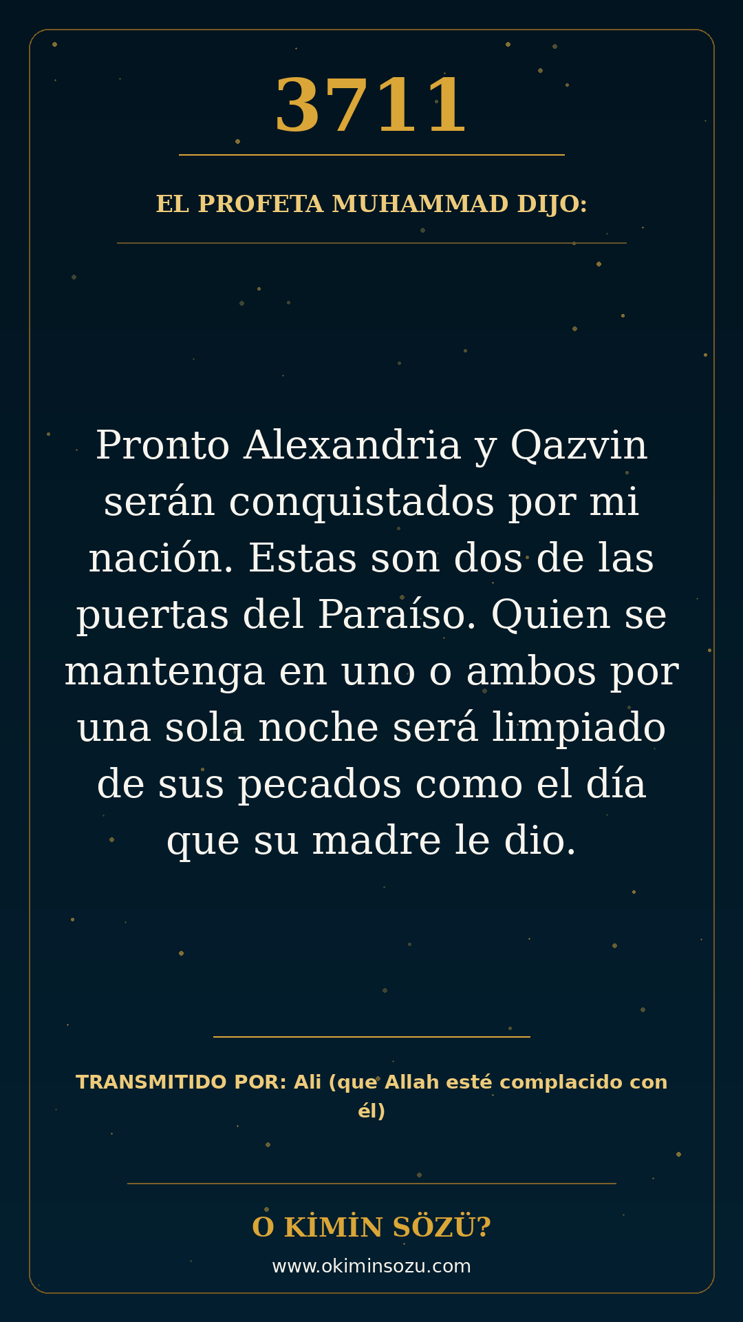 hadis 3711 es