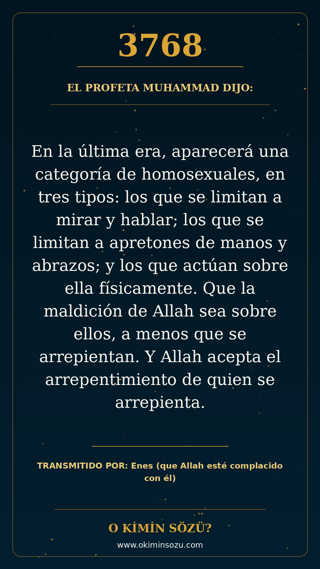 hadis 3768 es