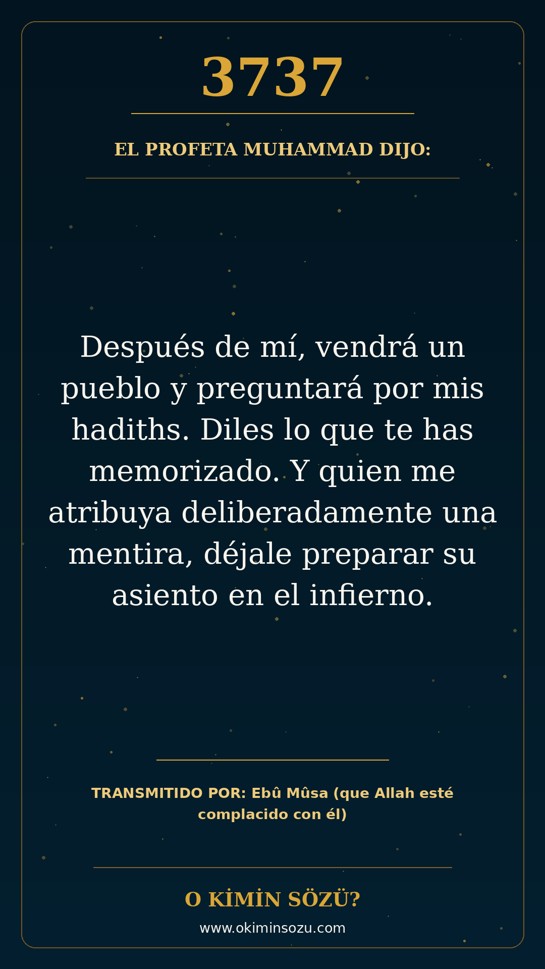 hadis 3737 es