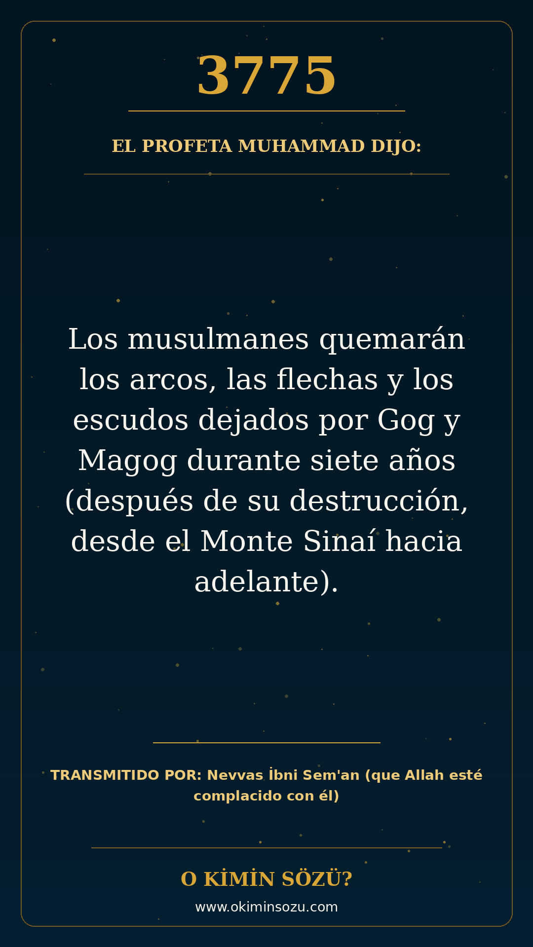 hadis 3775 es