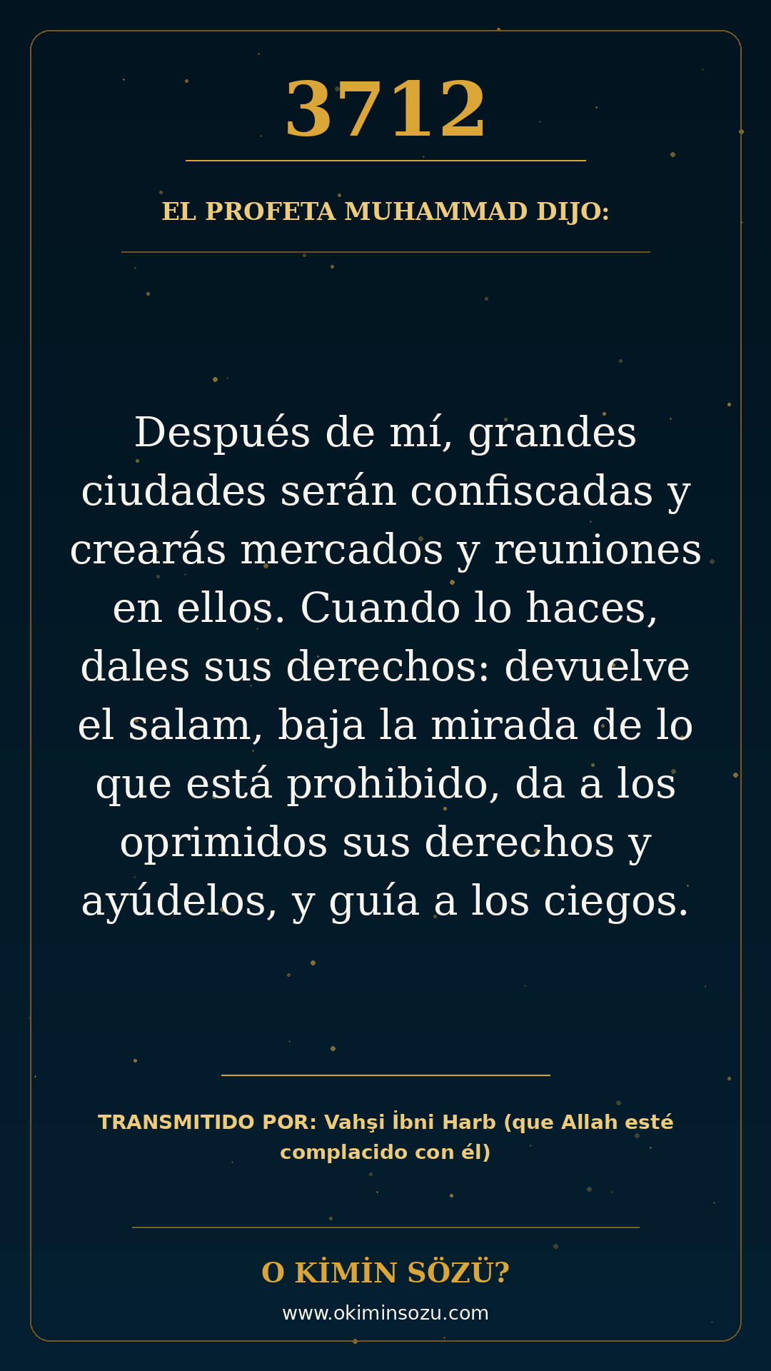 hadis 3712 es