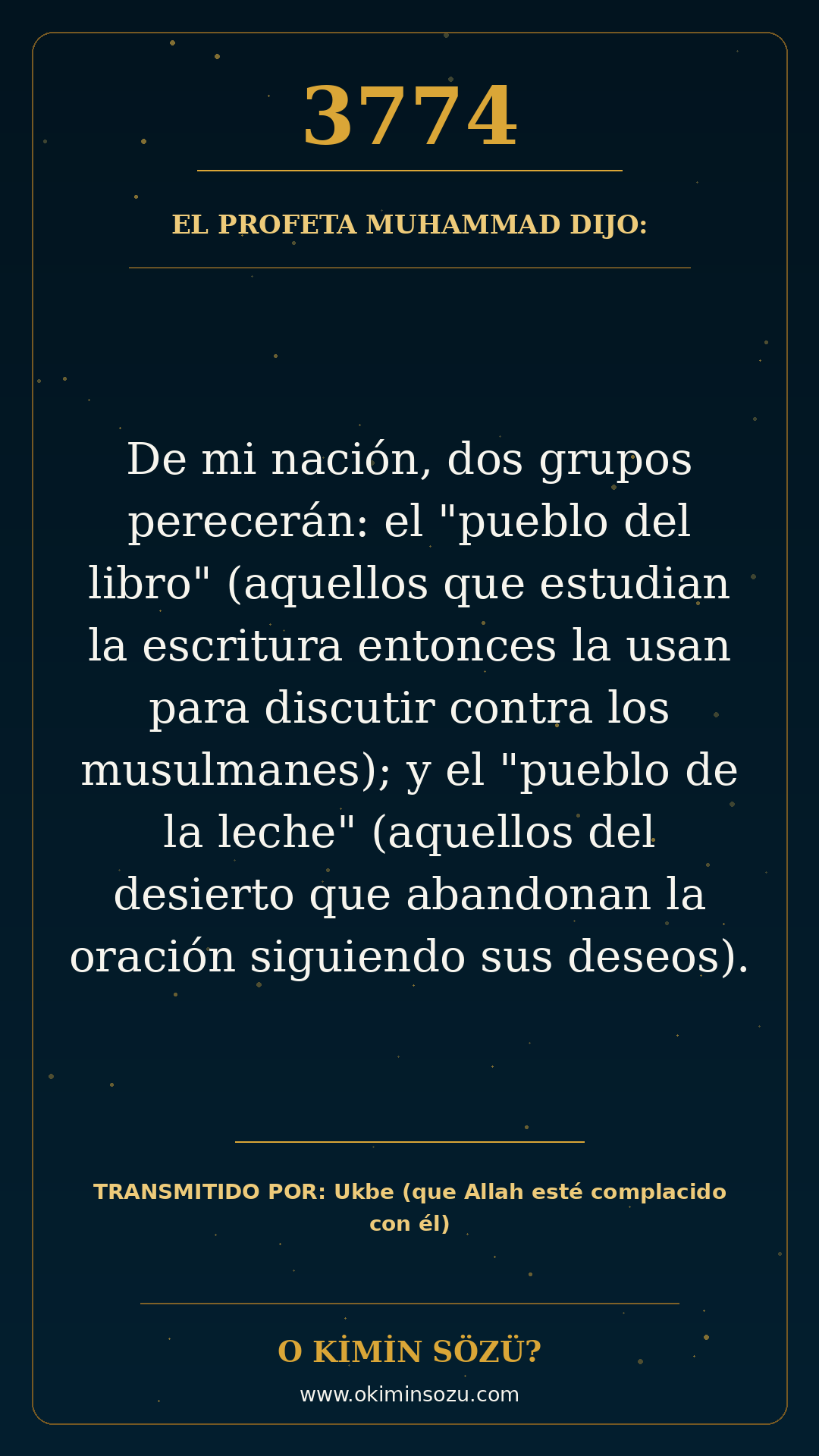 hadis 3774 es