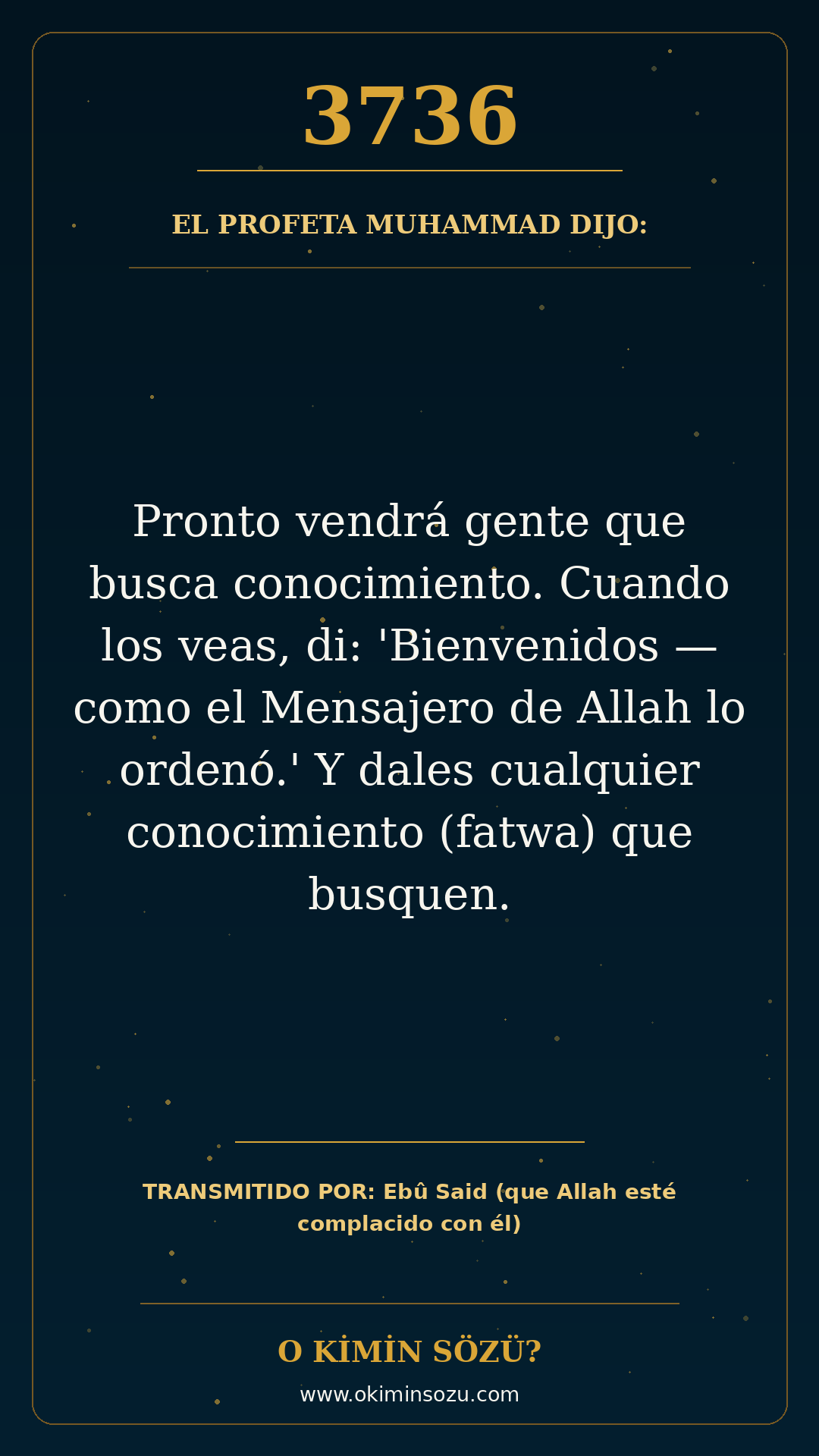 hadis 3736 es