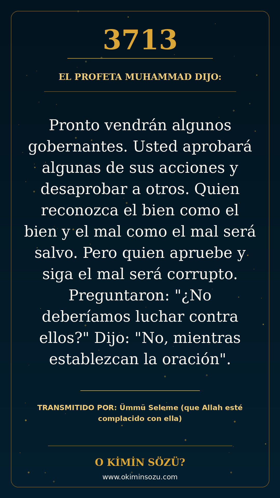 hadis 3713 es