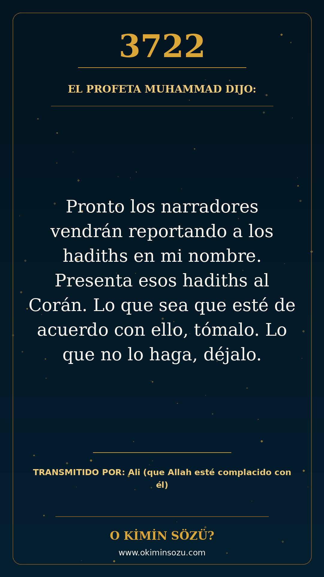 hadis 3722 es