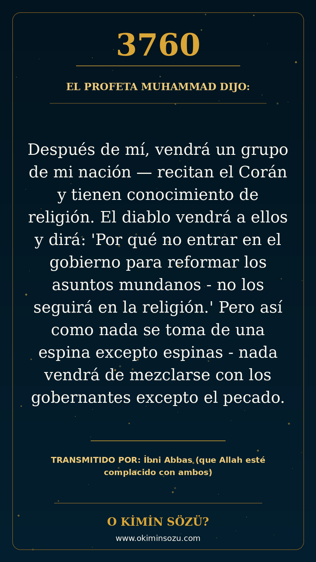 hadis 3760 es