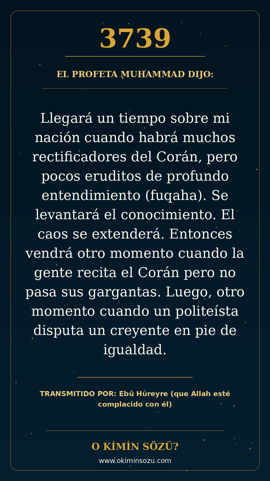 hadis 3739 es