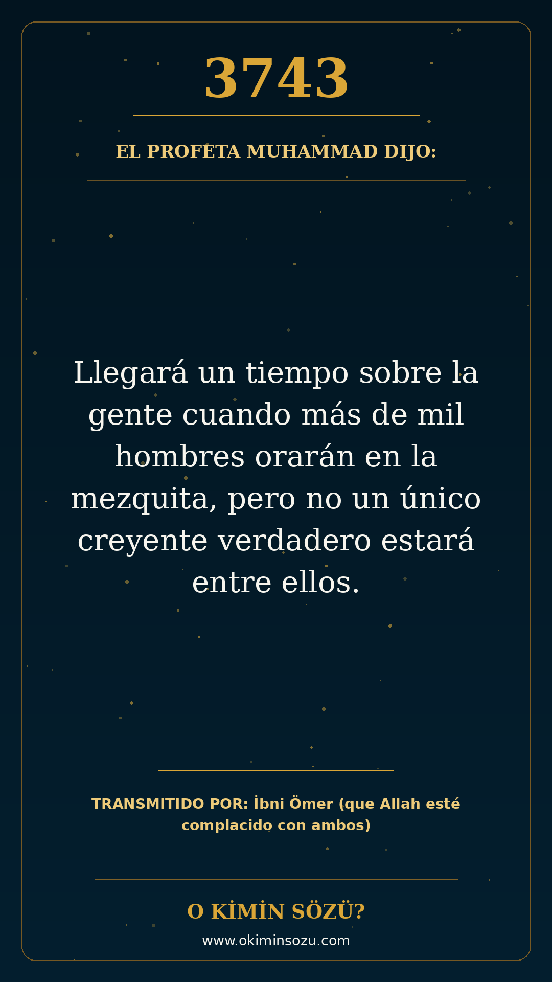 hadis 3743 es