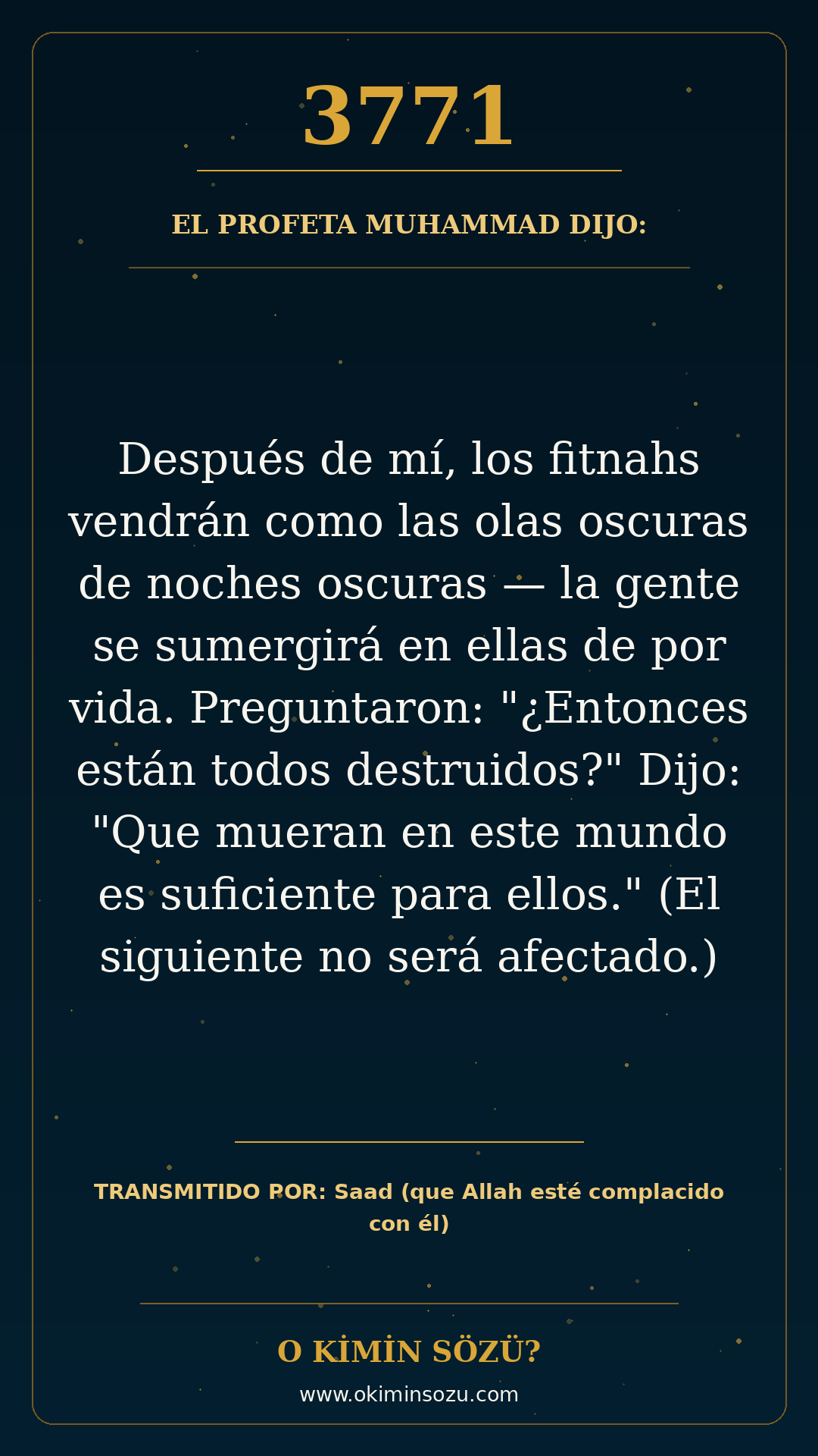 hadis 3771 es