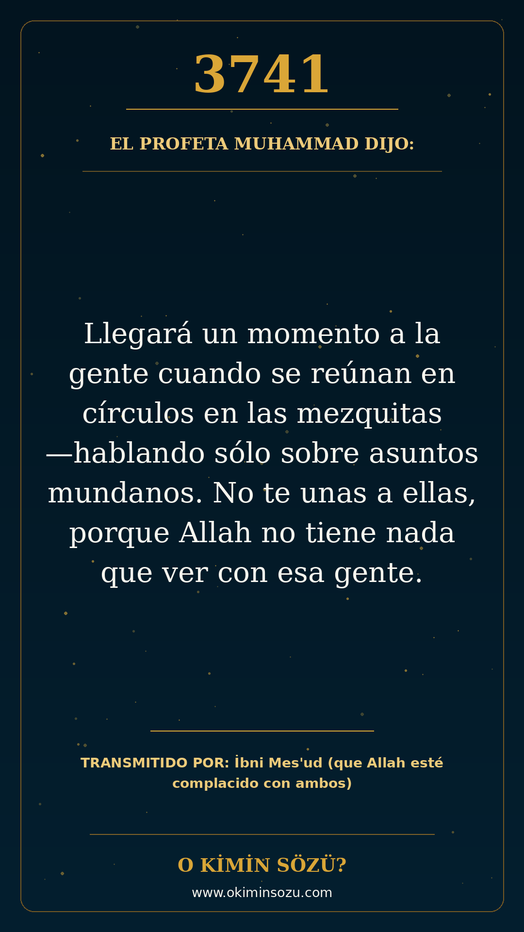 hadis 3741 es