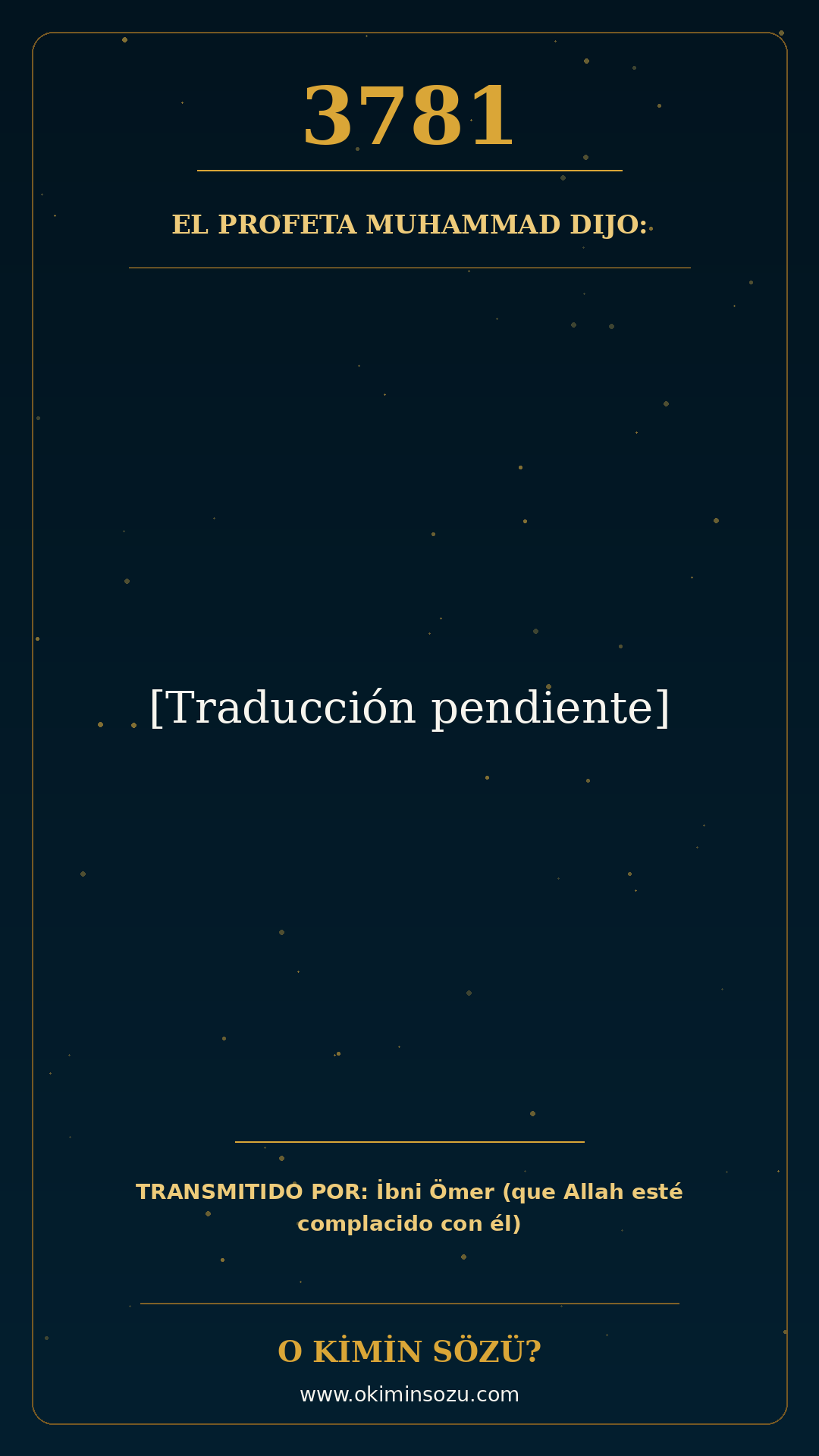 hadis 3781 es