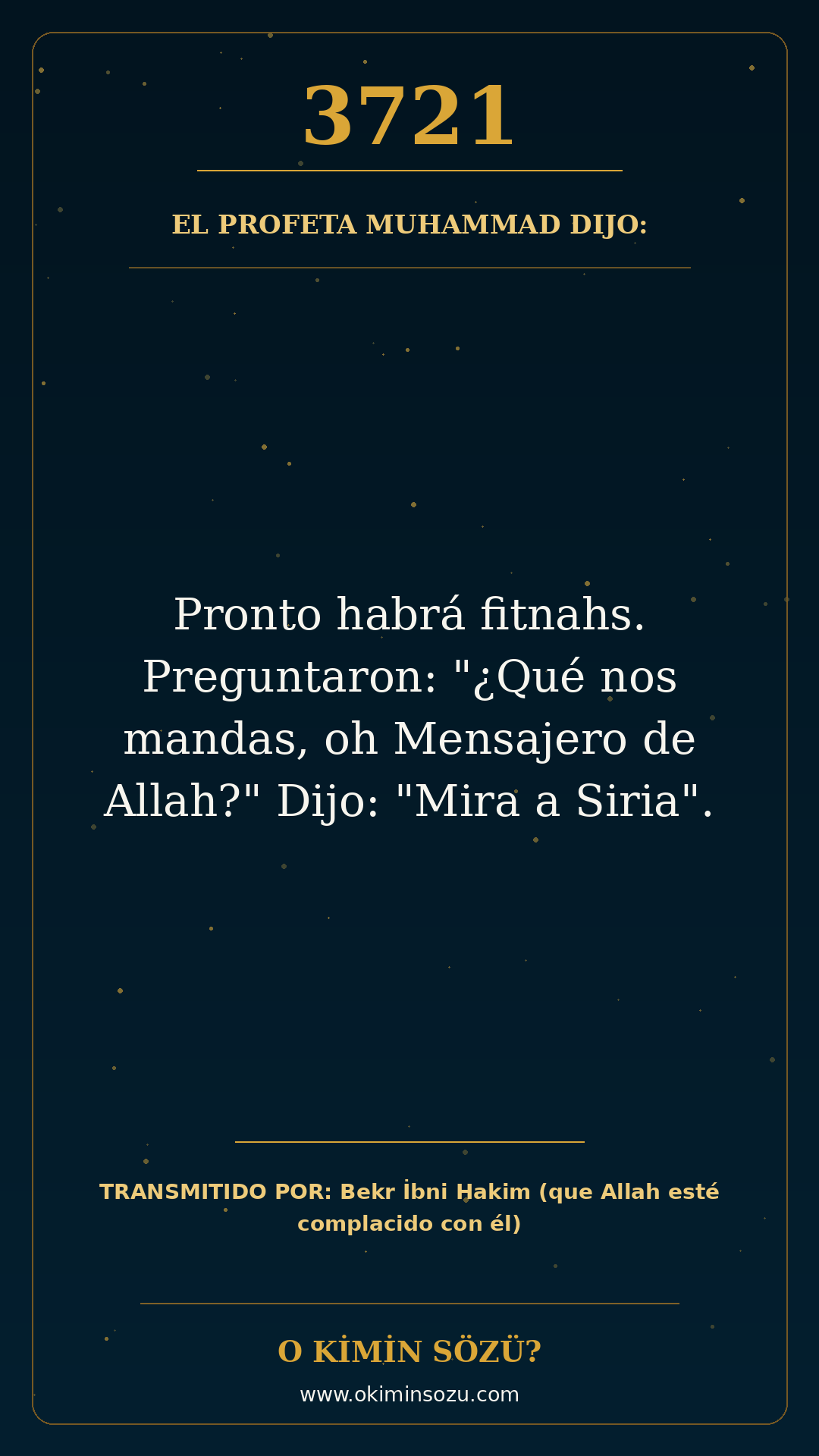 hadis 3721 es